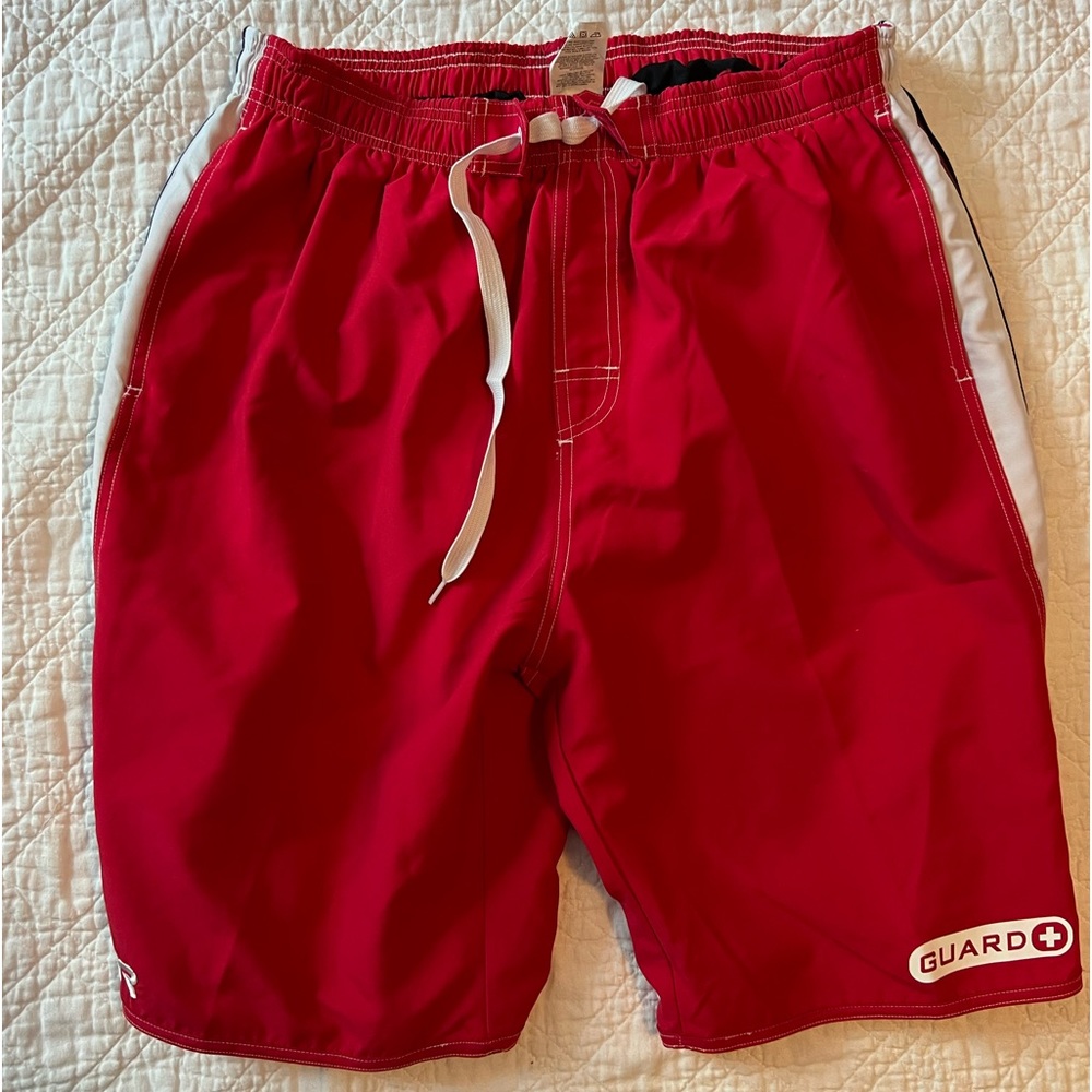 PMST104 - TYR, Men’s, XXL, Red Guard shorts